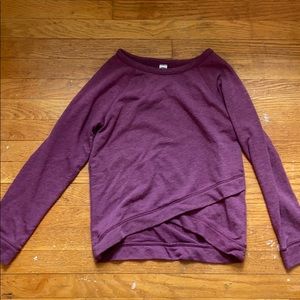 old navy purple pullover